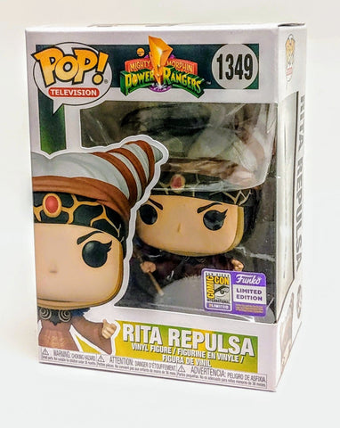 Funko Pop! Power Rangers Rita Repulsa SDCC 2023 Exclusive w/ Official Sticker