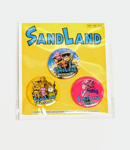 SDCC 2023 Bird Studio Shueisha Sand Land Anime Button Set New