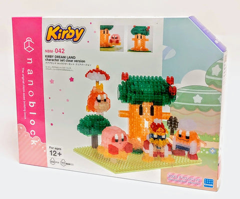 2023 SDCC Nanoblock Kirby Dream Land Character Set Exclusive Clear Version