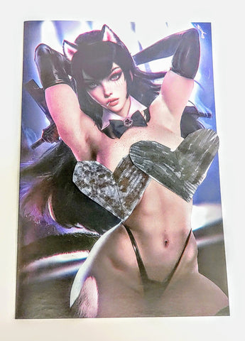 Miss Meow #8 NM Shikarii High Roller Naughty Bikini Virgin Variant Merc Magazine