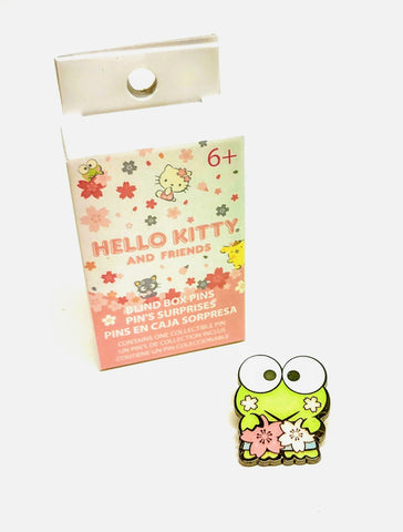Loungefly Sanrio Hello Kitty Cherry Blossom Keroppi Open Blind Box Enamel Pin