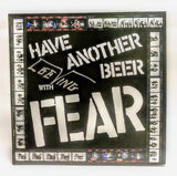 FEAR Have Another Beer With Fear Deluxe White Vinyl LP LTD 400 Lee Ving SIGNED