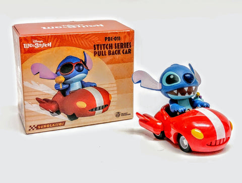 Disney Lilo & Stitch Red Racer Sports Car Blind Box Pull Back Toy Car & Figure