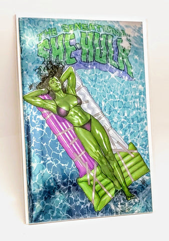 Sensational She-Hulk #1 Adam Hughes Foil Variant NM Marvel Comics 2023