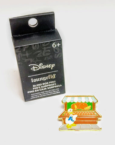 Disney Loungefly Mickey & Friends Market Booth Donald Duck Oranges Blind Box Pin