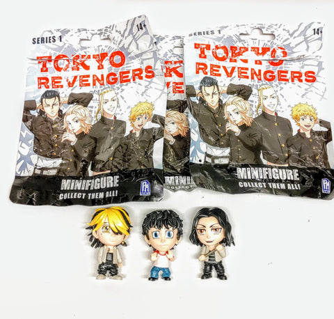 Tokyo Revengers Blind Bag Mystery Mini Figure Phat Mojo Series 1 Lot of 3