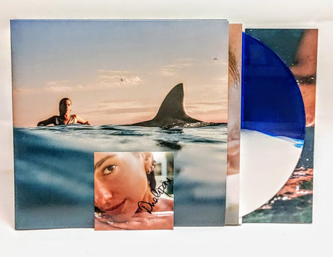 Dua Lipa Radical Optimism Blue/White Split Deluxe Vinyl LP w/Auto Signed Insert