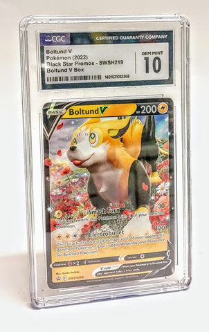 Pokemon TCG Boltund V SWSH219 Black Star Promo Alt Full Art CGC 10 GEM MINT