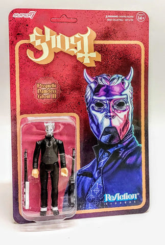 Ghost Prequelle Nameless Ghoul II Dual Guitars Super 7 ReAction Figure 3.75 NEW
