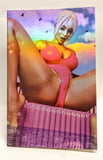M House Payton Blue Barbie Swimsuit Foil Virgin Cover by Pristine Renders NM