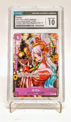 CGC 10 One Piece Card Game Japanese Promo Yamato Magazine Vol. 17 P-046 20