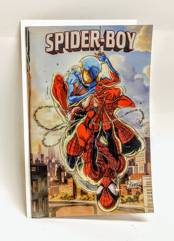 Spider-Boy # 1 Kaare Adrews Foil Variant VF Marvel Comics 2024