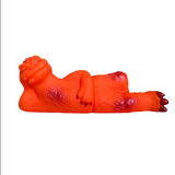 Godzilla Vinyl Wars Sleeping Godzilla Day Orange/Red Medicom Sofubi Soft Vinyl