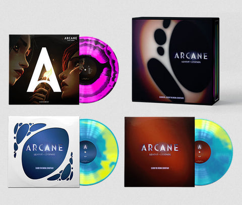 Arcane Season 1 & 2 Official Vinyl Soundtrack Limited Bundle League Of Legends