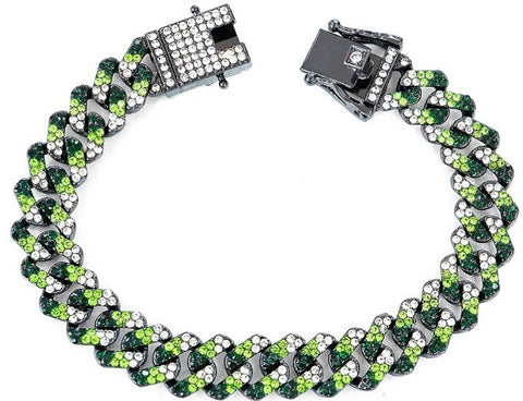 INVICTA Elements Men’s XL Drip Chain Bracelet, Artic Camo, 200mmX20mm