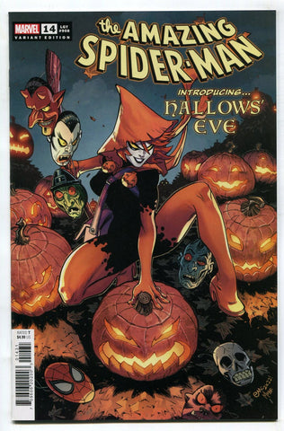 Amazing Spider-Man #14 Ed McGuinness Hallows Eve Variant Marvel 2022 NM