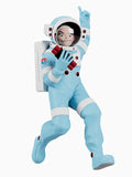 Superplastic Gorillaz SpaceSuit Astronaut 12" Figure Set 2D Noodle Murdoc Russel