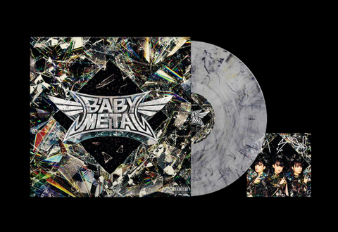 Babymetal Metal Forth Complex Exclusive White Noise Vinyl LP W/Signed Art Card