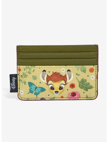 Loungefly Disney Bambi Floral Portrait Cardholder New with Tags