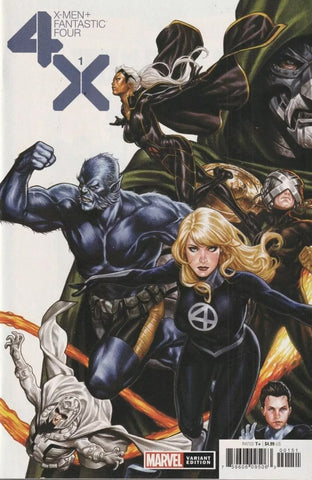 X-Men Fantastic Four # 1 of 4 Brooks Connecting Variant Marvel 2020