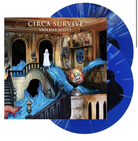 Circa Survive Violent Waves 2 x LP Limited Edition Black in Blue Splatter Vinyl Sealed