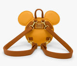 Loungefly Disney Minnie Mouse Chocolate Concha Backpack Coin Purse Ears Set NWT