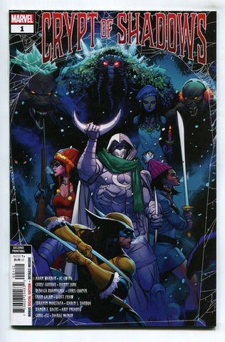 Crypt Of Shadows #1 2nd Print (Marvel 2022) Bloodline Leinil Yu Variant NM