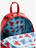 Loungefly Disney Lilo & Stitch Halloween Devil Stitch Mini Backpack & Wallet Set