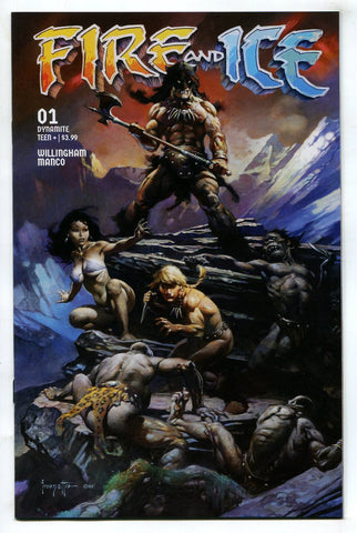 Fire And Ice #1 Cover C Variant Frank Frazetta Movie Poster Art Cover NM