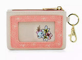 Loungefly Disney Stitch Tropical Flowers Mini Backpack & Cardholder Set NWT
