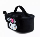 Kuromi Sanrio Fuzzy Plush Figural Kawaii Makeup Bag Box New with Tags
