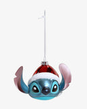 Disney Hallmark Stitch in Santa Hat Blown Glass Christmas Ornament New in Box