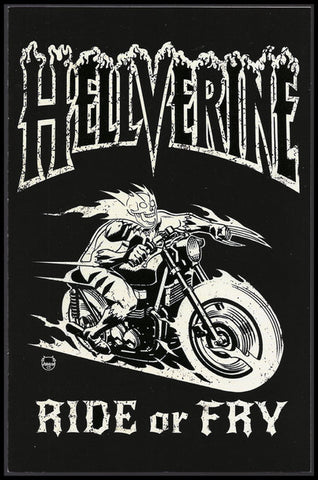 Hellverine #1 Ride or Fry Dave Johnson Variant Marvel Comics 2025 NM