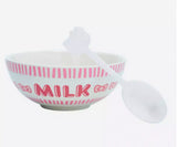 Hello Kitty Strawberry 6"  Cereal Bowl With Color-Changing Spoon NEW