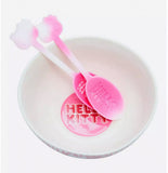 Hello Kitty Strawberry 6"  Cereal Bowl With Color-Changing Spoon NEW