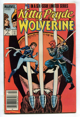 Kitty Pryde and Wolverine #5 FN/VF Marvel Comics 1984