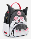 Sanrio Kuromi Valentines Heart Eyes Figural Mini Backpack BoxLunch Exclusive NWT