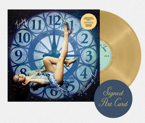 Laufey A Matter of Time Morning Edition Gold Vinyl LP w/ Signed Art Card Sealed