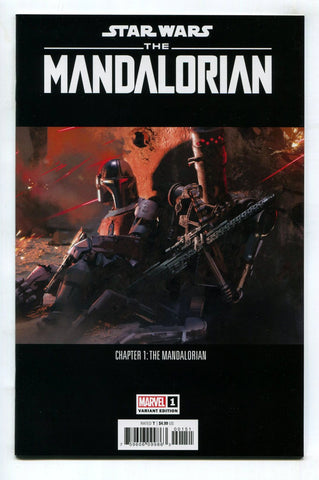 Star Wars The Mandalorian #1 concept art 1:10 incentive variant NM Marvel 2022