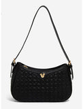 Disney Mickey Mouse Silhouettes Quilted Shoulder Bag Purse & Wallet Set NWT