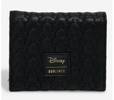 Disney Mickey Mouse Silhouettes Quilted Shoulder Bag Purse & Wallet Set NWT
