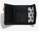 Disney Mickey Mouse Silhouettes Quilted Shoulder Bag Purse & Wallet Set NWT