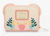 Loungefly Disney Minnie Mouse Floral Ears Small Zip Wallet New with Tags