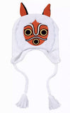 Studio Ghibli Princess Mononoke San Mask Tassel Beanie New with Tags