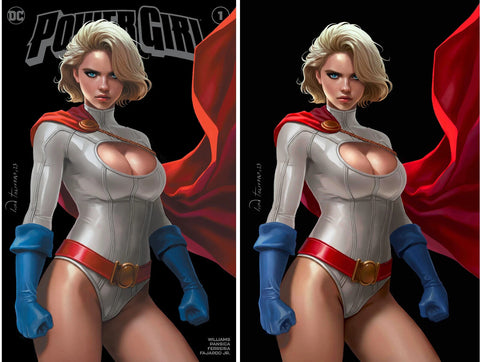 POWER GIRL #1 IVAN TALAVERA DC Comics Trade Dress & Virgin Variant Set NM