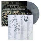 Public Enemy SIGNED Black Sky Over The Projects LP Vinyl Chuck D Flava Flav