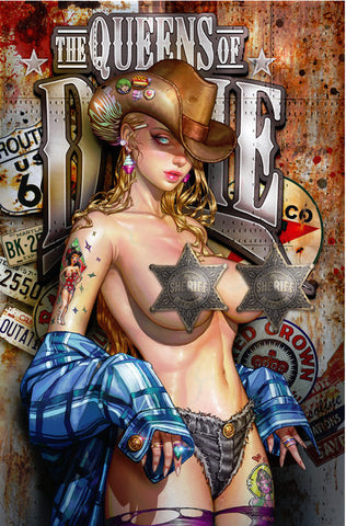 Queens of Dixie #1 Kyu Yong Kyuyong Eom Country Girl Topless Variant NM