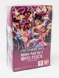 One Piece TCG Double Pack Set A Fist Of Divine Speed DP-07 New Sealed English