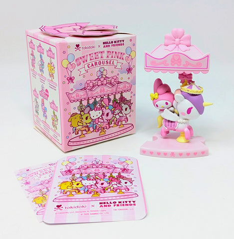 tokidoki x Hello Kitty & Friends My Melody Sweet Pink Carousel Blind Box Figure