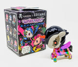 tokidoki x ARCANE Blacklight Chrome Unicorno Silco Open Blind Box Figure